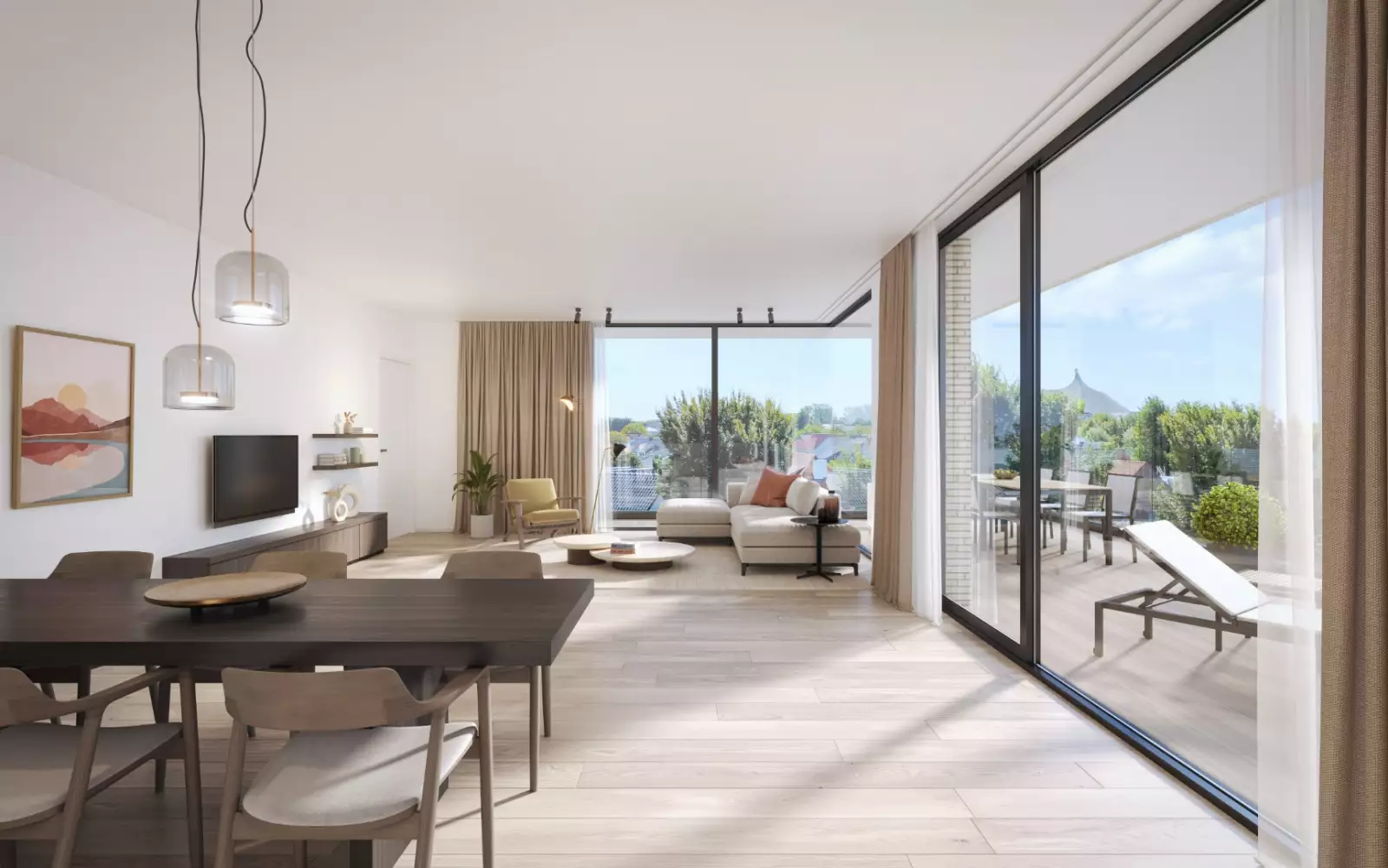 Nieuwbouw appartement nabij het centrum van Koksijde