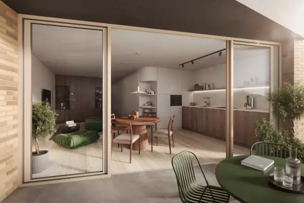 Studio in Nieuwbouwproject met 6 wooneenheden te Koksijde-Bad